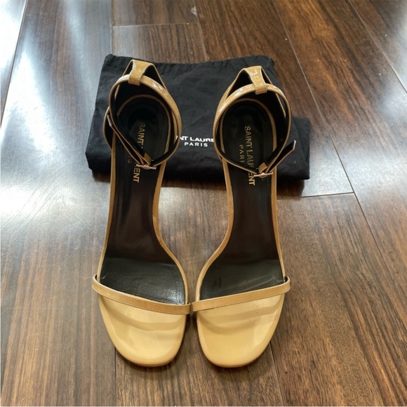 Saint Laurent Nude Jane Sandals Stilettos - Picture 3 of 11